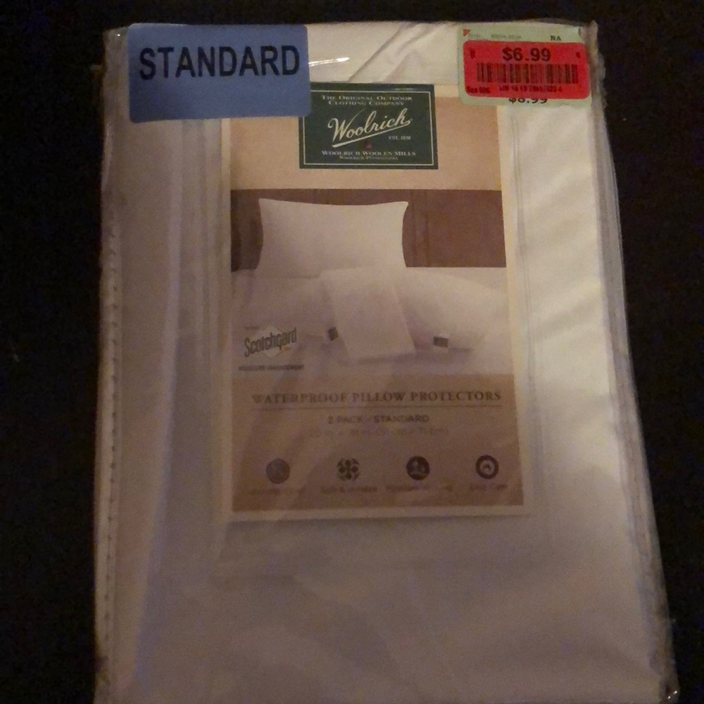 2 pack water proof pillow protector
